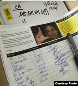 AI colecta firma a favor de la libertad de Eduardo Cardet