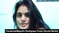 La joven manifestante en las protestas de Nuevitas, Camagüey, Mayelín Rodríguez Prado fue condenada a 15 años de cárcel. Facebook/Mayelín Rodríguez Prado 