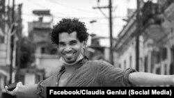 El artista y preso político cubano, Luis Manuel Otero Alcántara, líder del Movimiento San Isidro, en una imagen de archivo. (Facebook/Claudia Genlui)