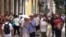 Turistas en La Habana.