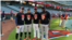 Raisel Iglesias, Yuli Gurriel, Aledmys Díaz y Yordan Alvarez) unidos en el día inaugural de la Asociación de Peloteros Cubanos Profesionales