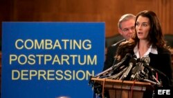 Fotografía de archivo. La actriz Brooke Shields habla sobre su propia lucha contra la depresión postparto.