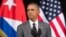 El presidente Barack Obama durante el discurso que dirigió a los cubanos.
