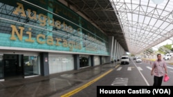 El aeropuerto de Managua, Nicaragua. 