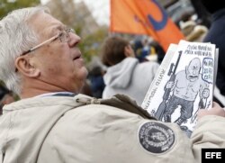 Marcha contra la guerra en Moscú. EFE