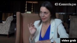 Según María Corina Machado, tras el fraude en las elecciones el mundo entero sabe que los demócratas son mayoría en Venezuela.