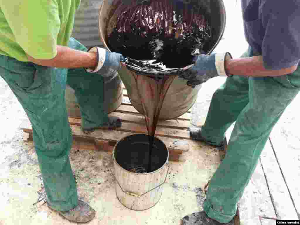 Condiciones en que procesan y acopian las resinas en Vueltabajo&nbsp;