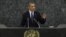 El presidente de Estados Unidos, Barack Obama, pronuncia un discurso durante su intervención en el debate general de la 68ª sesión de la Asamblea General de Naciones Unidas hoy, martes 24 de septiembre de 2013 en su sede en Nueva York (Estados Unidos).