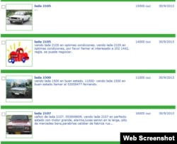 Las trabas a la compra de autos usados a través del Estado han disparado las ventas independientes --y los precios-- en internet.