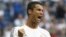 El delantero portugués del Real Madrid Cristiano Ronaldo celebra el gol marcado de penalti ante el Getafe.