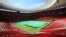 Fotografía de archivo del reinagurado estadio Mané Garrincha, en Brasilia, donde se disputarán los partidos Brasil - Camerún, Colombia v-Costa de Marfil, Suiza - Ecuador y Portugal - Ghana del Mundial Brasil 2014.