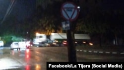 Apagón en El Vedado, La Habana.