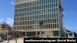 La embajada de EEUU en La Habana, Cuba. (Foto: murillomora/Instagram)