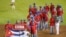 El equipo Cuba invitado a la Serie del Caribe de 2017, en Culiacán, México. (AP Photo/Luis Gutierrez)