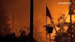 Una veintena de hectáreas y centenares de casas destruídas por los fuegos en California