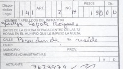 Damas de Blanco multadas tras arrestos del domingo