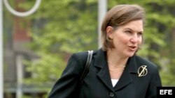 La portavoz del Departamento de Estado, Victoria Nuland. EFE/Stf.