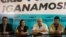 Los diputados electos venezolanos de la Mesa de la Unidad Democrática. EFE