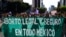 Manifestación a favor del aborto en la capital mexicana. 