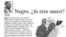 "Negro, ¿tú eres sueco?", texto de Elías Argudín en el diario "Tribuna de La Habana".