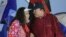 Daniel Ortega y su esposa, la vicepresidenta de Nicaragua Rosario Murillo, el 29 de septiembre de 2018 en un acto en Managua.