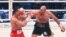 Vladimir Klitschko (i) vs Tyson Fury (d).