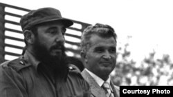 Fidel Castro y Nicolae Ceausescu en 1972. 