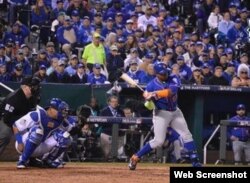 El jardinero cubano Yoenis Céspedes.