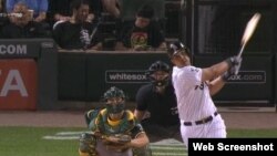 Abreu conectó el jonrón número 29.