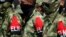 Miembros desmovilizados del Frente de Guerra Suroccidental del ELN.