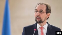 El Alto Comisionado para los Derechos Humanos, Zeid Ra'ad Al Husein.
