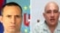 José Daniel Ferrer (izq), coordinador nacional de la UNPACU, y el activista Ebert Hidalgo. Ambos permanecen detenidos en Santiago de Cuba.