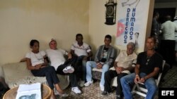 Opositores cubanos. Foto de archivo