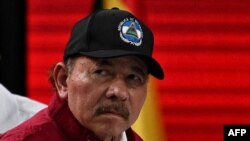 El dictador de Nicaragua, Daniel Ortega, en la cumbre ALBA-TCP en Caracas el 14 de diciembre de 2024. (AFP/Barreto)