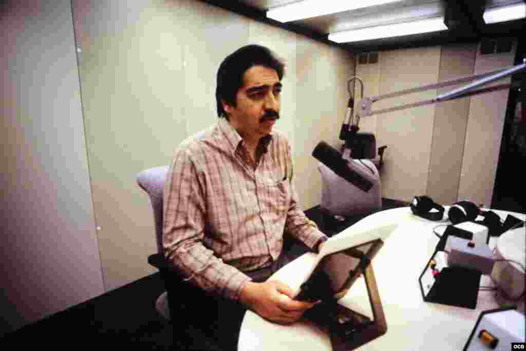 El locutor Oscar Del Río en Washington D.C.