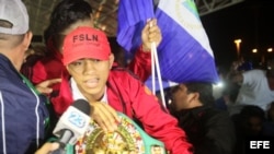 El boxeador "Chocolatito" González.