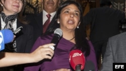 La canciller de Venezuela, Delcy Rodríguez. EFE