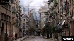 El barrio de Zamalka en Damasco. 