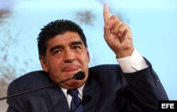 El exfutbolista argentino Diego Armando Maradona.