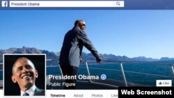 Página de Facebook del Presidente Barack Obama