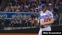 Clayton Kershaw dominó a los Mets.
