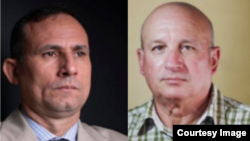 Combinación de fotografías de José Daniel Ferrer (izq.) y Félix Navarro