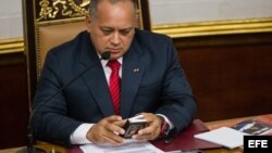 Presidente de la Asamblea Nacional de Venezuela, Diosdado Cabello, sábado 5 de enero de 2013