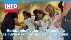 Hondureños votan en Miami bajo la lluvia y con retrasos en el proceso