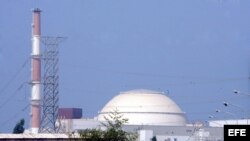 Vista general de la central nuclear de Bushehr, en el sur de Irán.