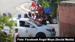 La líder de Las Damas de Blanco, berta Soler, detenida el 2 de julio de 2025 en La Habana