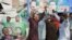 Simpatizantes de Nawaz Sharif celebran su triunfo en las urnas.