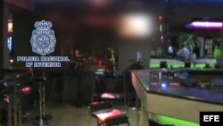 Fotografía facilitada por la Policía Nacional, que ha desmantelado en Galicia una red dedicada a la explotación sexual de mujeres brasileñas y venezolanas.