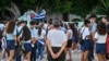 Estudiantes de preuniversitario en Cuba. (Adalberto Roque/AFP/Archivo)