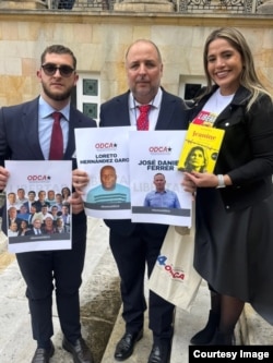 Democristianos de América eligen a Yaxys Cires (centro) como vicepresidente de la Organización Demócrata Cristiana de América (ODCA).